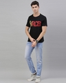 Shop Men's Black RCB Typography T-shirt