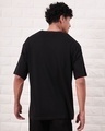 Shop Men's Black Real Thing Coke Graphic Printed Oversized T-shirt-Design