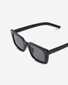 Shop Men's Black Rectangle Polarised Lens Sunglasses