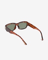 Shop Men's Black Rectangle Polarised Lens Sunglasses-Design
