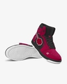 Shop Men's Black & Red Akatsuki Color Block High Top Sneakers-Design