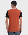 Shop Men's Black & Red Color Block Polo T-shirt-Design