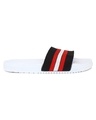 Shop Men's Black & Red Striped Lightweight Sliders-Design