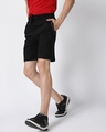 Shop Men's Black Regular Cotton Casual Shorts-Design