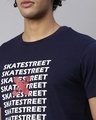 Shop Men's Black Regular Fit Printed T-shirt-Full