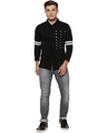 Shop Men's Black Regular Fit Solid Casual Shirt-Full