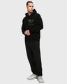 Shop Men's Black Relax Graphic Printed Hoodies-Full