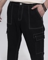 Shop Men's Black Relaxed Fit Jeans-Design