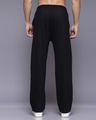Shop Men's Black Relaxed Fit Track Pants-Design