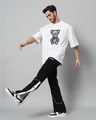 Shop Men's Black Relaxed Fit Trackpants