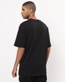 Shop Men's Black Reverse Typography Oversized T-shirt