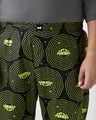Shop Men's Black Rick & Morty All Over Printed Plus Size Pyjamas