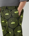 Shop Men's Black Rick & Morty All Over Printed Plus Size Pyjamas