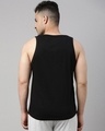 Shop Men's Black Rock And Roll Typography Vest-Full