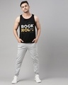 Shop Men's Black Rock And Roll Typography Vest