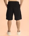 Shop Men's Black Rose Graphic Printed Relaxed Fit Shorts-Full