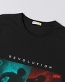 Shop Men's Black RRR Revolution Printed T-shirt