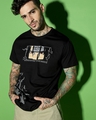 Shop Men's Black Sacrifice Graphic Printed T-shirt-Front