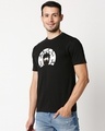 Shop Men's Black Sage Naruto Printed T-shirt-Full