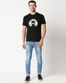 Shop Men's Black Sage Naruto Printed T-shirt