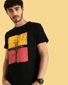 Shop Men's Black Save Our Home T-shirt-Front