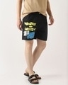 Shop Men's Black Scooby Ghost Graphic Printed Boxers-Design