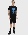 Shop Men's Black Second Player Graphic Printed T-shirt-Design