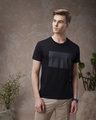 Shop Men's Black Seize Control Typography T-shirt-Front