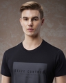 Shop Men's Black Seize Control Typography T-shirt