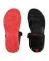 Shop Men's Black Self Design Sandals-Full