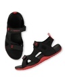 Shop Men's Black Self Design Sandals-Design