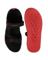 Shop Men's Black Self Design Sandals-Full