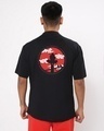 Shop Men's Black Shinobi Life Graphic Printed Oversized T-shirt-Design