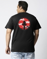 Shop Men's Black Shinobi Life Graphic Printed Plus Size T-shirt-Design