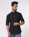 Shop Men's Black Shirt-Front