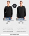 Shop Men's Black Sinners Graphic Printed Oversized T-shirt-Full