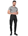 Shop Men's Black Slim Fit Cargo Joggers-Design