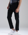 Shop Men's Black Slim Fit Chinos-Design