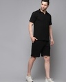 Shop Men's Black Slim Fit Co-ordinates-Design