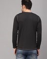 Shop Men's Black Corduroy Slim Fit T-shirt-Full