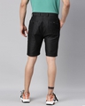 Shop Men's Black Slim Fit Cotton Shorts-Design