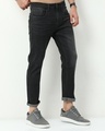 Shop Men's Black Slim Fit Jeans-Design