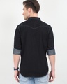 Shop Men's Black Slim Fit Shirt-Full