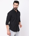 Shop Men's Black Slim Fit Shirt-Design