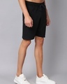 Shop Men's Black Slim Fit Shorts-Design