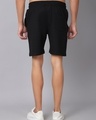 Shop Men's Black Slim Fit Shorts-Full