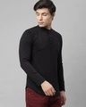 Shop Men's Black Slim Fit T-shirt-Design