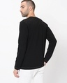 Shop Men's Black Slim Fit T-shirt-Full