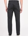 Shop Men's Black Slim Fit Trousers-Full