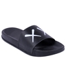 Shop Men's Black Slip-On Sliders-Design